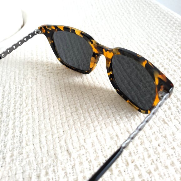New COACH Women\'s Square Sunglasses-Honey Mosia main image 9